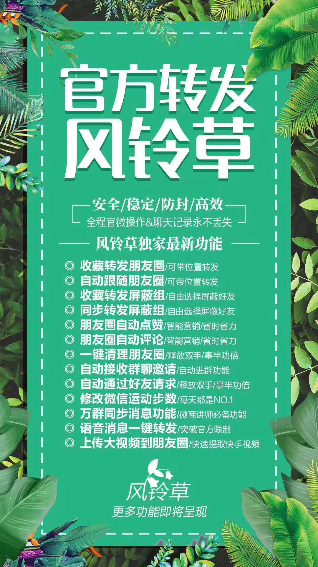 【風鈴草年卡】云端首先突破轉發限制產品