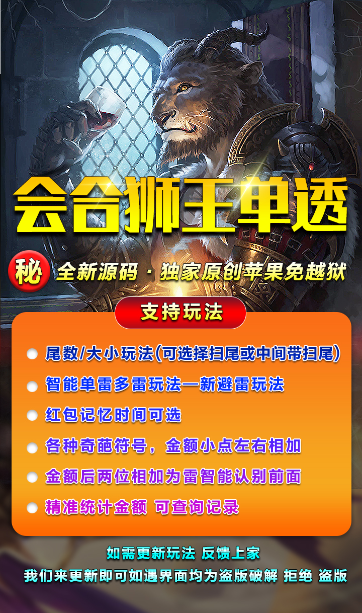 【會合獅王單透周卡】蘋果版