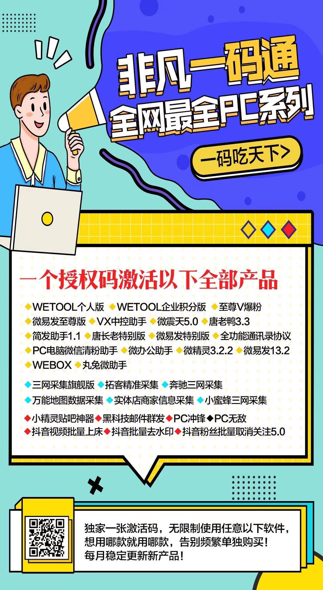 【非凡一碼通年卡】全網(wǎng)最全PC系列/一碼通用