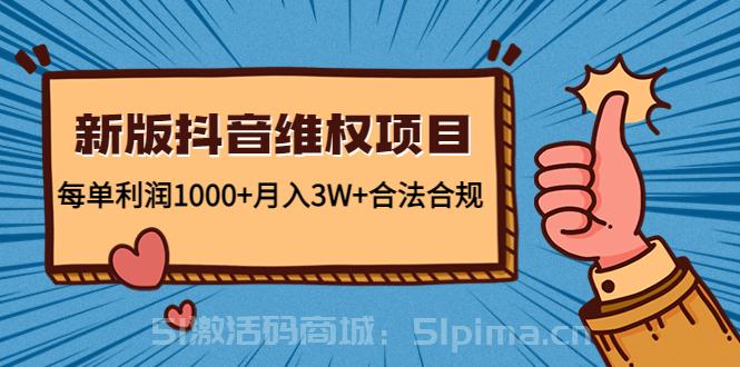 新版抖音維全項目：每單利潤1000+月入3W+合法合規！【網賺項目】