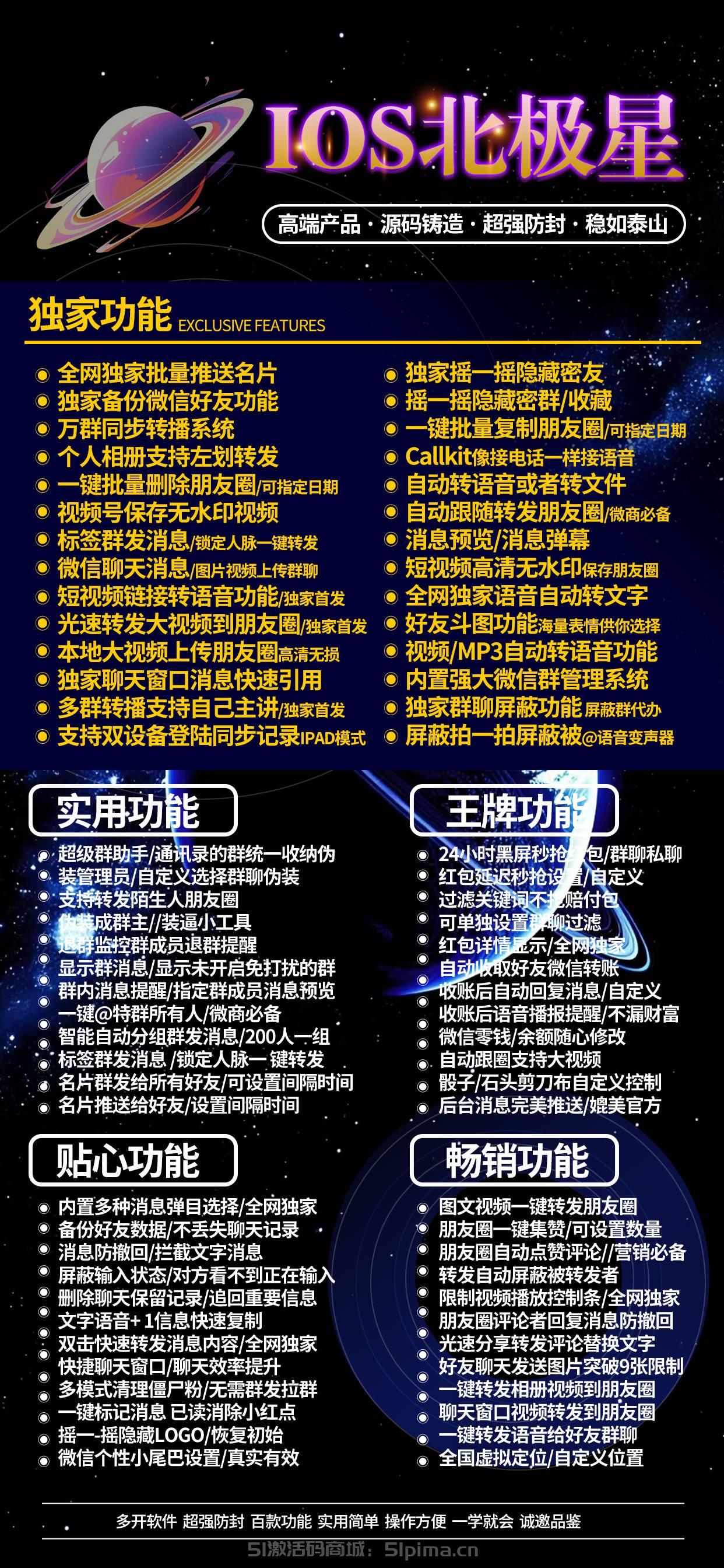 【IOS蘋果北極星官網激活碼多開軟件分身】
